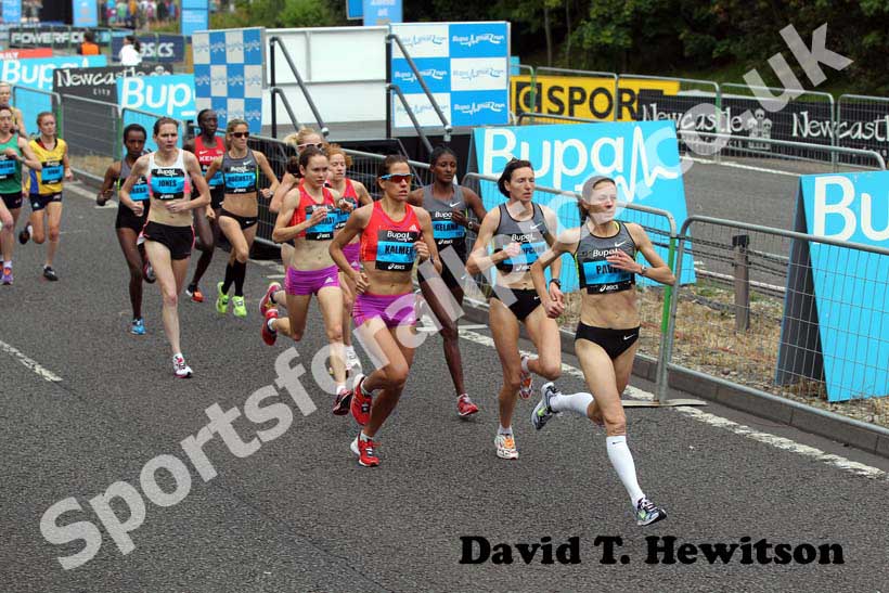Start of the womens 2012 BUPA Great North Run.